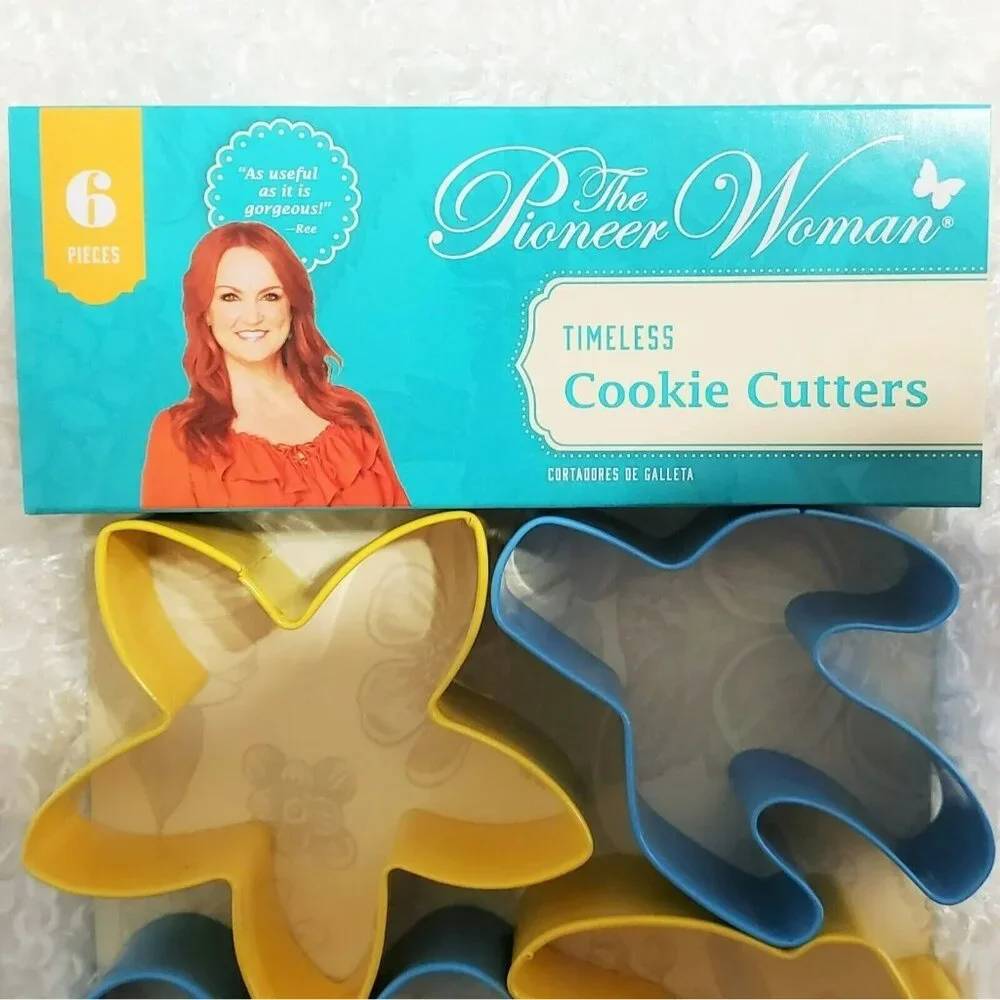 New Pioneer Woman Cookie Cutters Southwest Flower Cactus Cowboy Hat Boot Crafts